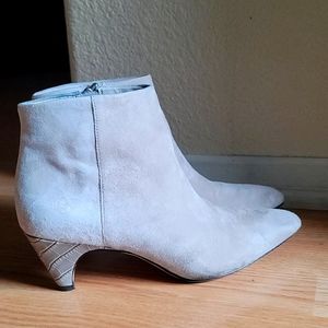 Suede booties